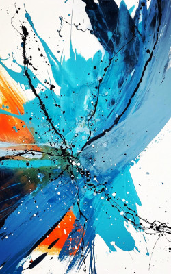 blossom of my heart 100 x cm acryl on canvas